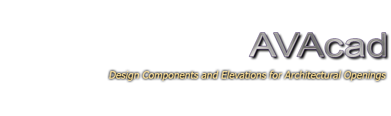 AVAcad - Design components and elevations